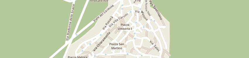 Mappa della impresa municipio a ERICE