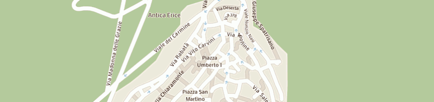 Mappa della impresa ericemarket sas di conticello cristina e co a ERICE