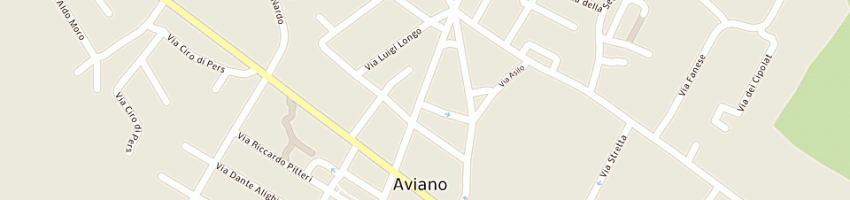 Mappa della impresa farmacia zanetti dr mario a AVIANO