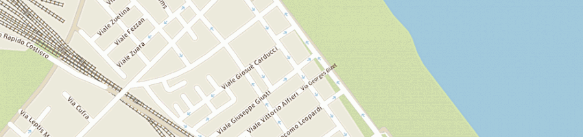 Mappa della impresa albergo liston a RIMINI