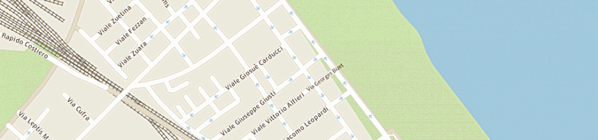 Mappa della impresa ristorante pizzeria giusti snc di orlandi michela ec a RIMINI