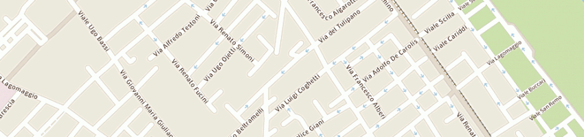 Mappa della impresa hotel bellerofonte a RIMINI