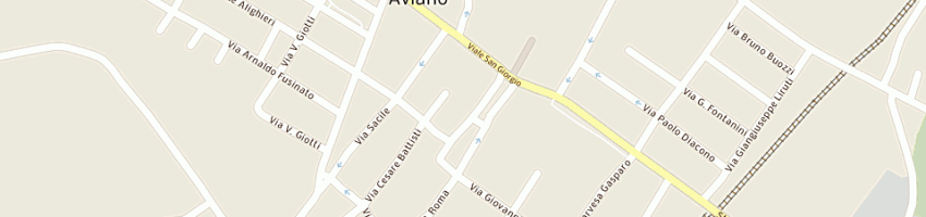 Mappa della impresa aviano computers sas di donato giuseppe e c sas a AVIANO