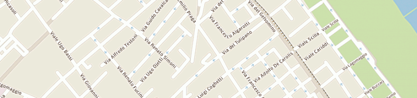 Mappa della impresa montebelli veniero a RIMINI