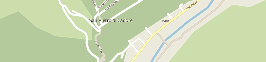 Mappa della impresa zampol matteo a SAN PIETRO DI CADORE