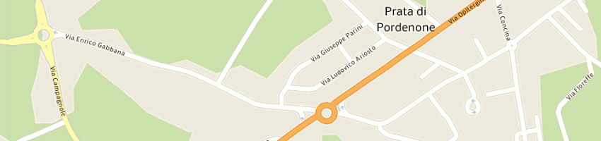 Mappa della impresa de fiorido giuseppe a PRATA DI PORDENONE