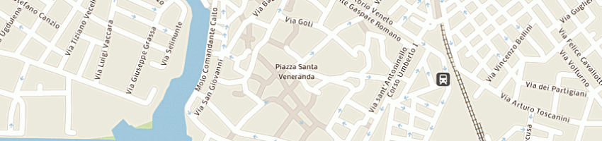 Mappa della impresa poste italiane spa a MAZARA DEL VALLO
