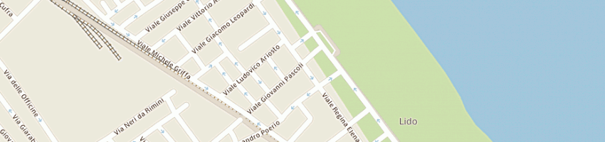 Mappa della impresa gelaterie nuovo fiore snc di laghi oliviero e c a RIMINI