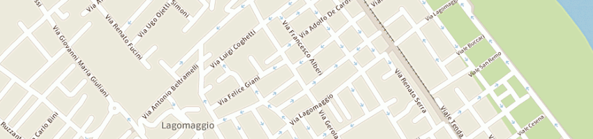 Mappa della impresa studio venere srl a RIMINI