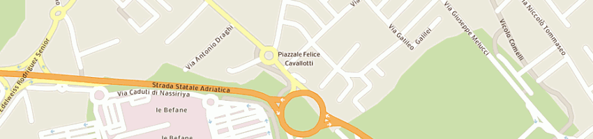 Mappa della impresa pambianco arredamenti di pambianco massimiliano e c sas a RIMINI