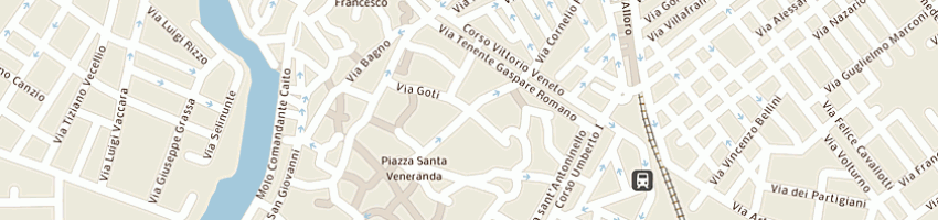 Mappa della impresa monastero benedettino chiesa smichele a MAZARA DEL VALLO