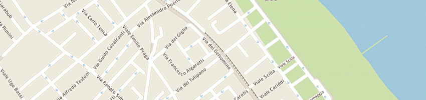 Mappa della impresa pensione trhbz tognacci a RIMINI