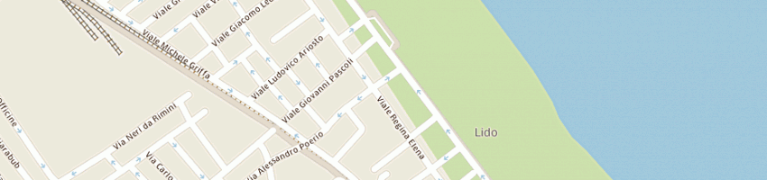 Mappa della impresa farmacia donati merlini di donati a e c (snc) a RIMINI
