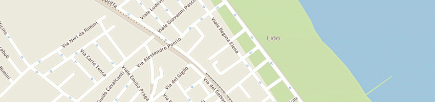 Mappa della impresa pensione gioia a RIMINI