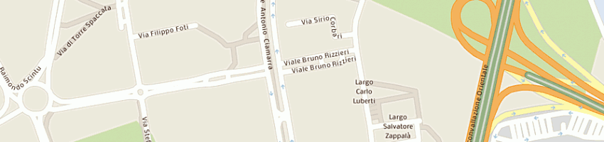 Mappa della impresa euro service srl a ROMA