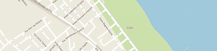 Mappa della impresa pensione belvedere a RIMINI