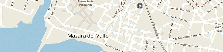 Mappa della impresa centro pelletteria accessori moda a MAZARA DEL VALLO