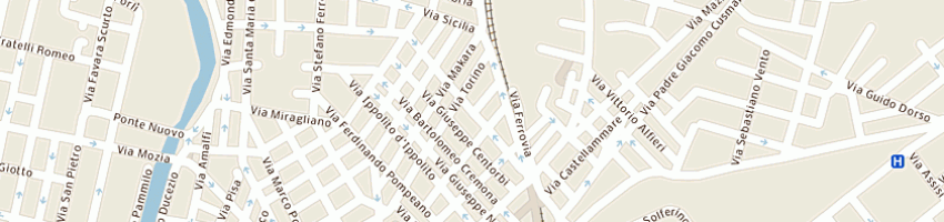 Mappa della impresa sos antincendio a MAZARA DEL VALLO