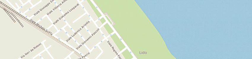 Mappa della impresa alcione sas di carlini sandra e c a RIMINI