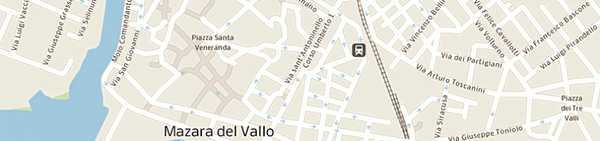 Mappa della impresa gelateria coppetta sas di gancitano vincenzo a MAZARA DEL VALLO