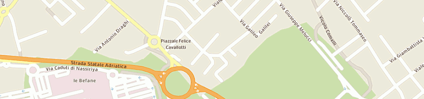 Mappa della impresa castagnoli virgilio a RIMINI