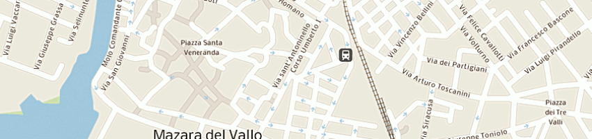 Mappa della impresa blg assicurazioni di bonasoro m-la rosa a e c sas a MAZARA DEL VALLO