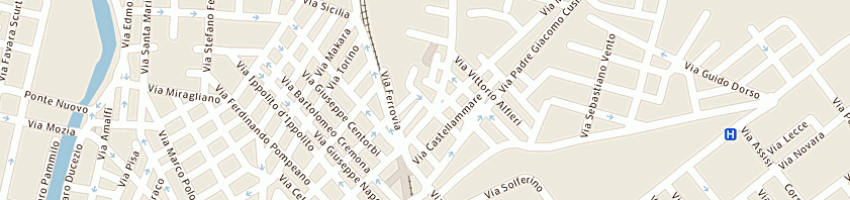 Mappa della impresa municipio a MAZARA DEL VALLO