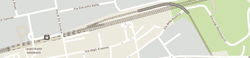 Mappa della impresa metalmeccanica (snc) a ROMA