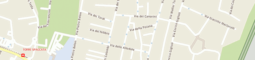 Mappa della impresa godstar organization a ROMA