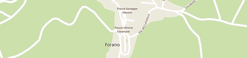 Mappa della impresa scuola elementare statale a FORANO