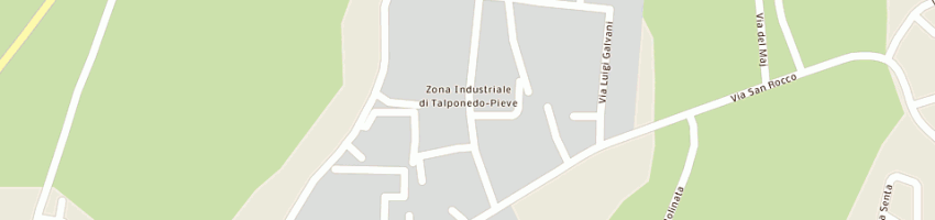 Mappa della impresa carrozzeria pieve (snc) a PORCIA