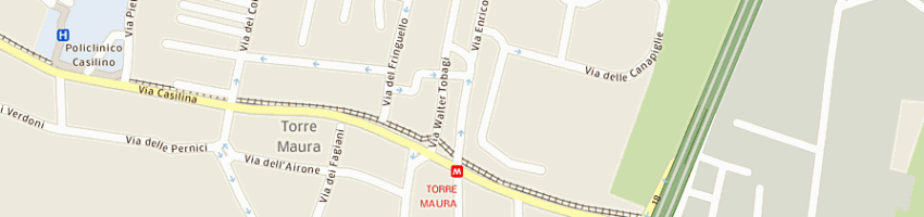 Mappa della impresa aureli maria cristina a ROMA