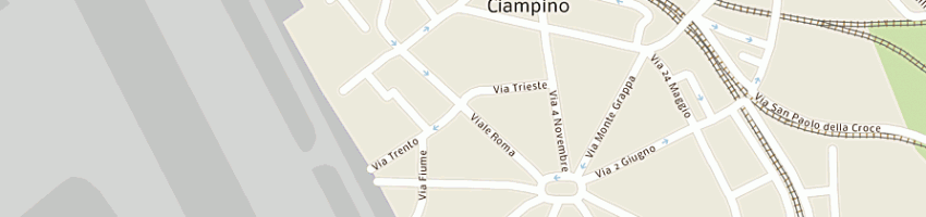 Mappa della impresa sacchetti sante a CIAMPINO