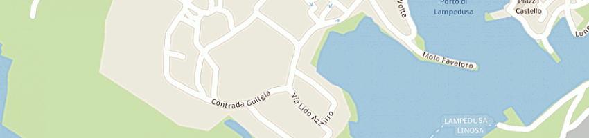 Mappa della impresa guitgia tourist service srl o gts srl a LAMPEDUSA E LINOSA