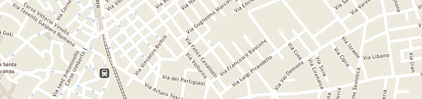 Mappa della impresa mirasolo francesco a MAZARA DEL VALLO