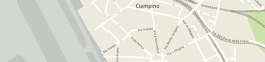 Mappa della impresa scravaglieri giuseppina a CIAMPINO