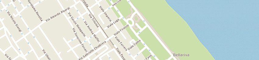Mappa della impresa albergo alpen a RIMINI