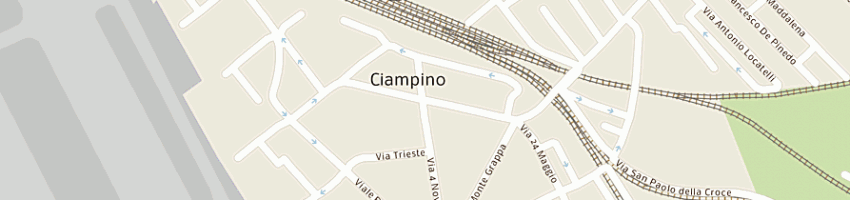 Mappa della impresa la comar sas di pellone antonio e c a CIAMPINO