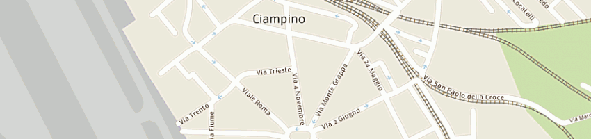 Mappa della impresa la comar sas a CIAMPINO