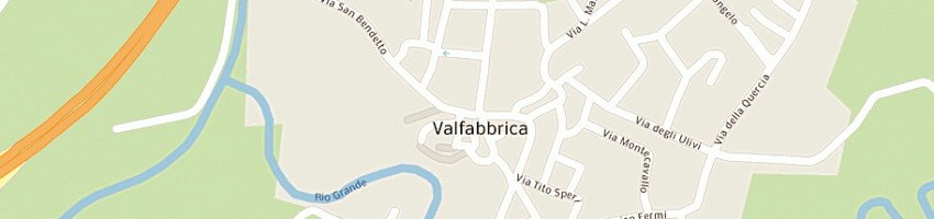 Mappa della impresa fiorucci sergio a VALFABBRICA