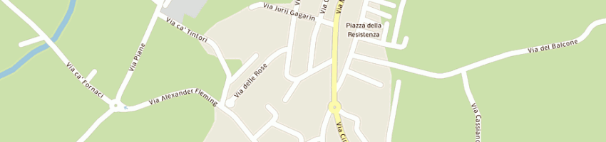 Mappa della impresa carabinieri a CORIANO