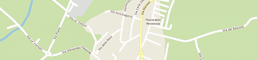 Mappa della impresa unicredit banca spa a CORIANO
