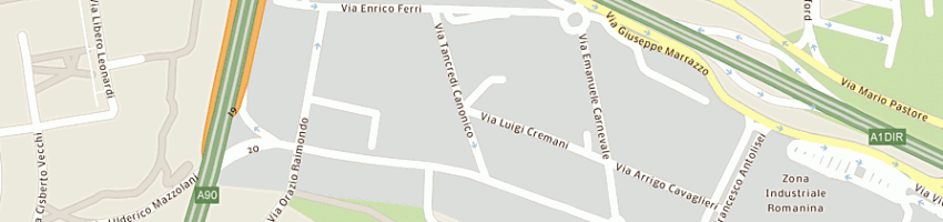 Mappa della impresa paf 2006 societa' cooperativa a ROMA