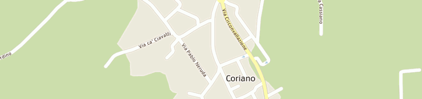 Mappa della impresa la chesa de pen di morri leo e c snc a CORIANO