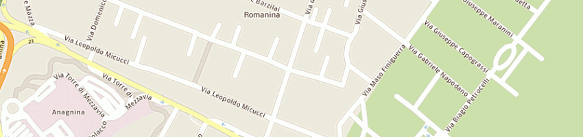 Mappa della impresa serigrafia canali srl a ROMA