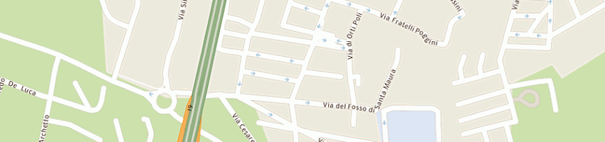 Mappa della impresa pesce maria rosaria a ROMA