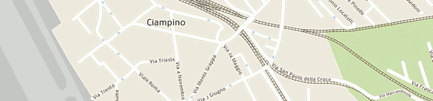 Mappa della impresa mp metalli snc di stefano piccolo e c a CIAMPINO