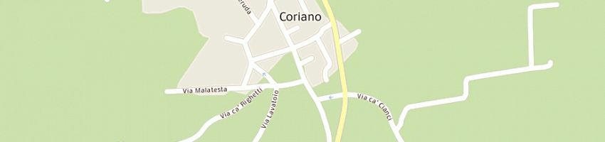 Mappa della impresa marconi guglielmo a CORIANO