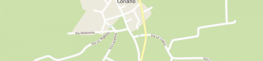 Mappa della impresa fabbri enrico a CORIANO