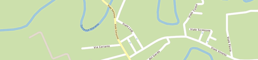 Mappa della impresa osteria carloni sas di carloni giuliano e c a RICCIONE